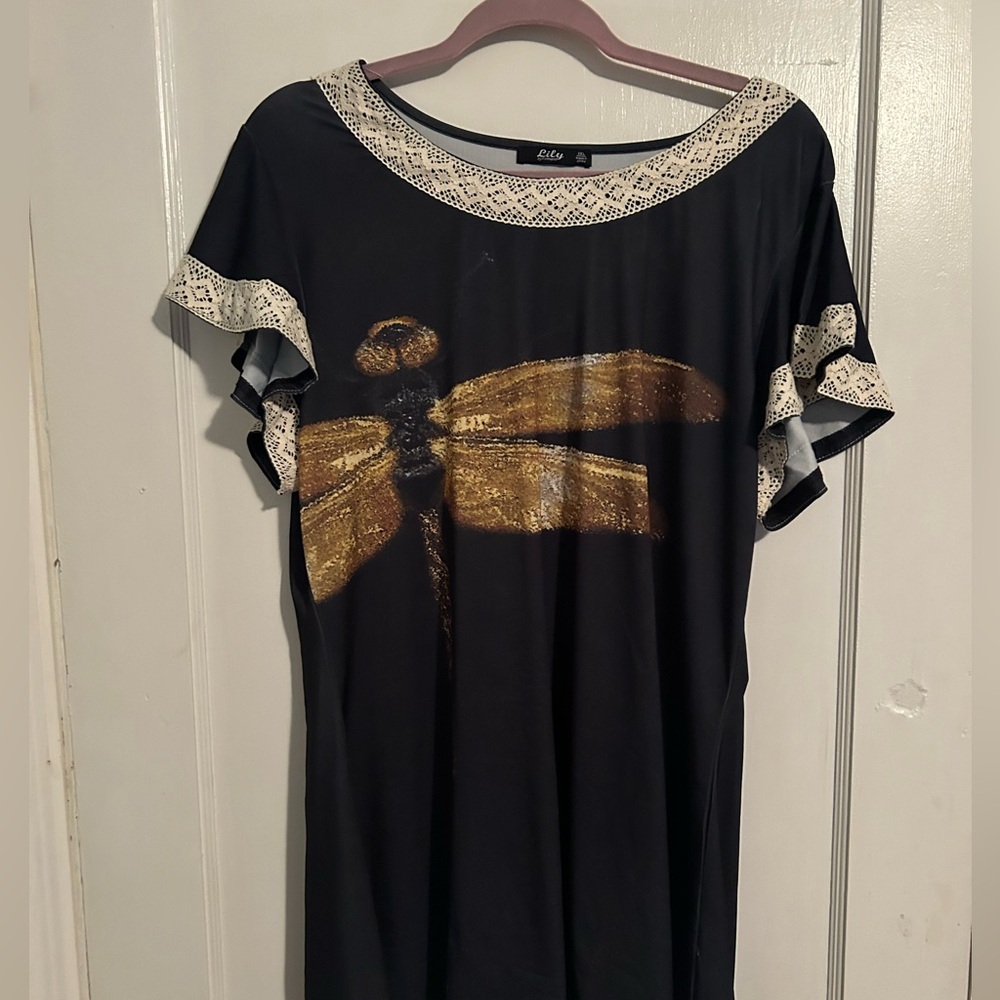 dragon fly tunic top